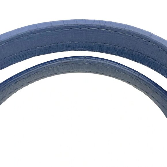 FURLA - Blue Gray Leather Handbag - Picture 7 of 10